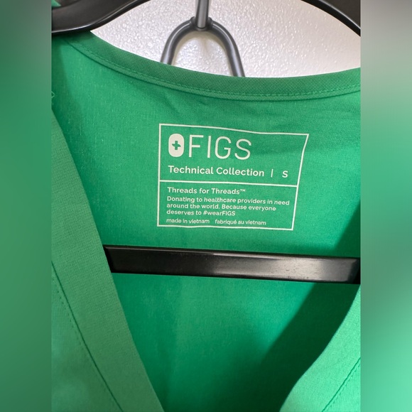 Figs scrub set size S neon green - Picture 2 of 7